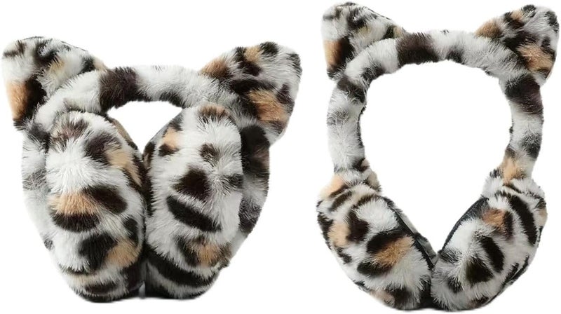 KEEPFLY Store Kids Girls Winter Earmuffs Warm Cute Plush Cat Ears Muffs Toddler Boys Ear Warmer Outdoor Ear Covers - Image 1